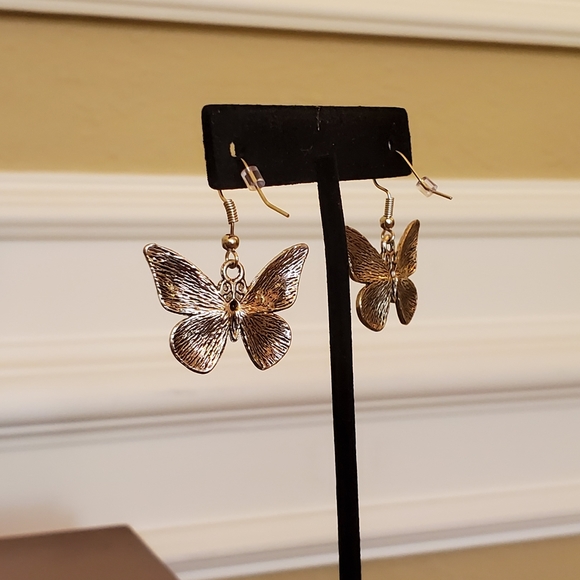 New Handmade Butterfly Drop Earrings - Picture 5 of 8